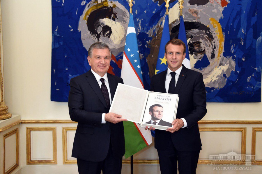 Fruitful negotiations between Uzbekistan and France Presidents Fruitful negotiations between Uzbekistan and France Presidents